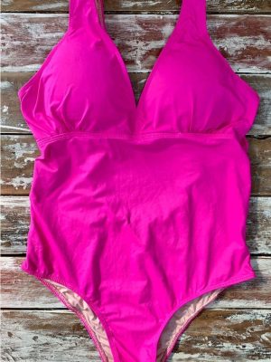 Fato de banho brasileiro rosa