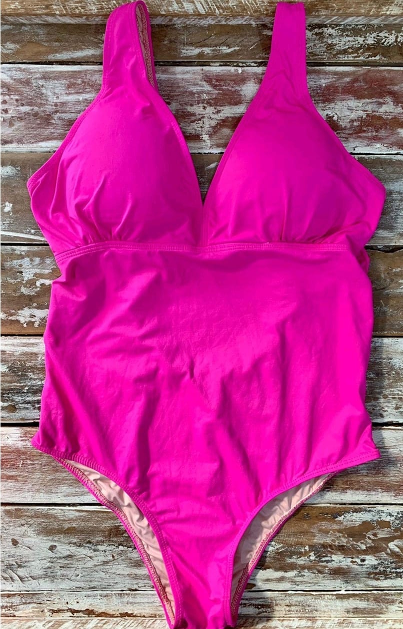 Fato de banho brasileiro rosa