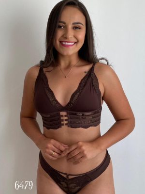 Alternative view of Conjunto de lingerie cropped – Baby